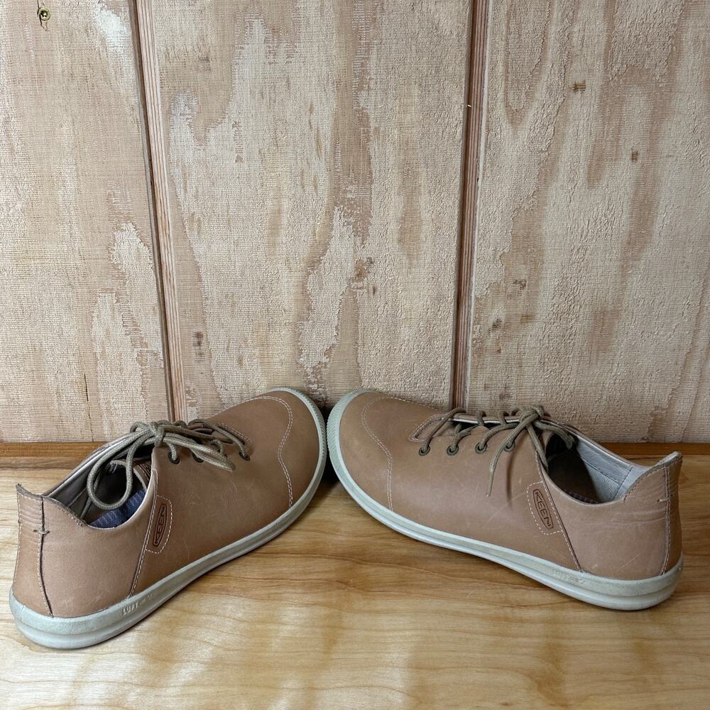 KEEN Womens Lorelai II Leather Lace Up Comfort Sneaker Shoes Size 7.5 Brick Dust - Picture 6 of 8